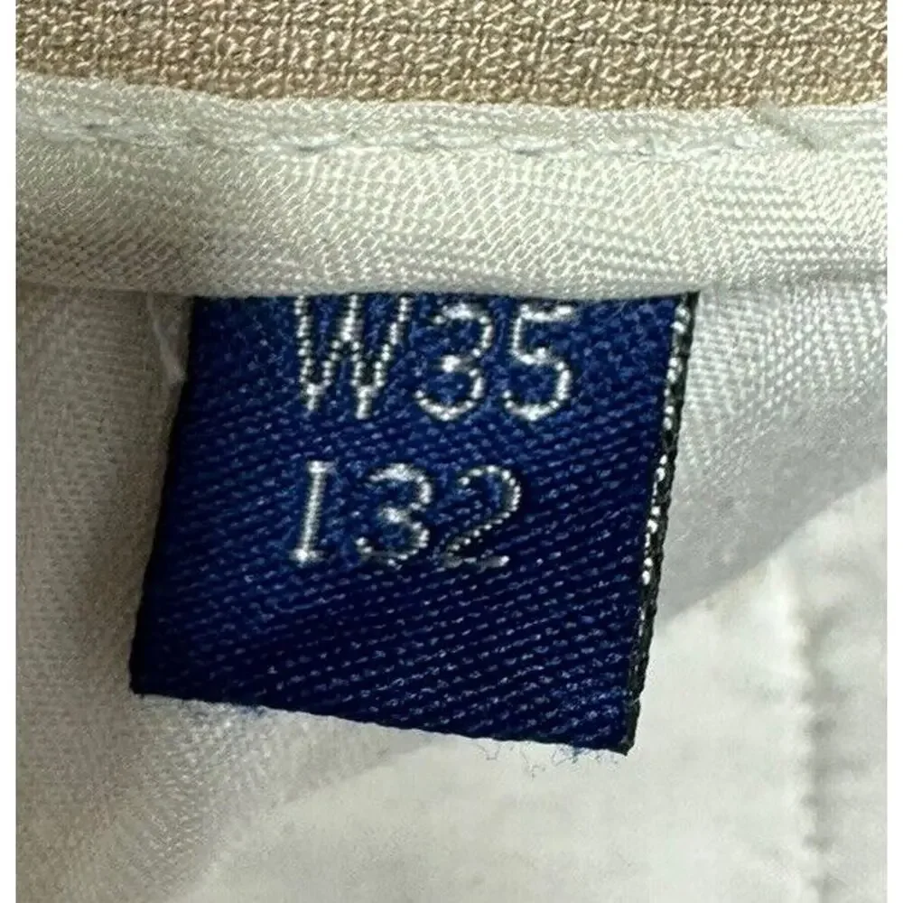 Callaway Men's Khaki Lightweight Golf Slacks Pants - Size 35x32 - Picture 6 of 7